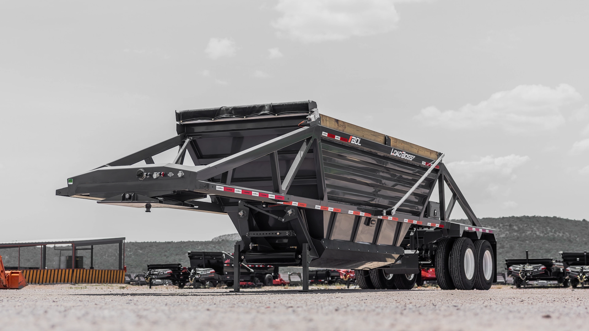 BDL 72K 102" STEEL BELLY DUMP TRAILER