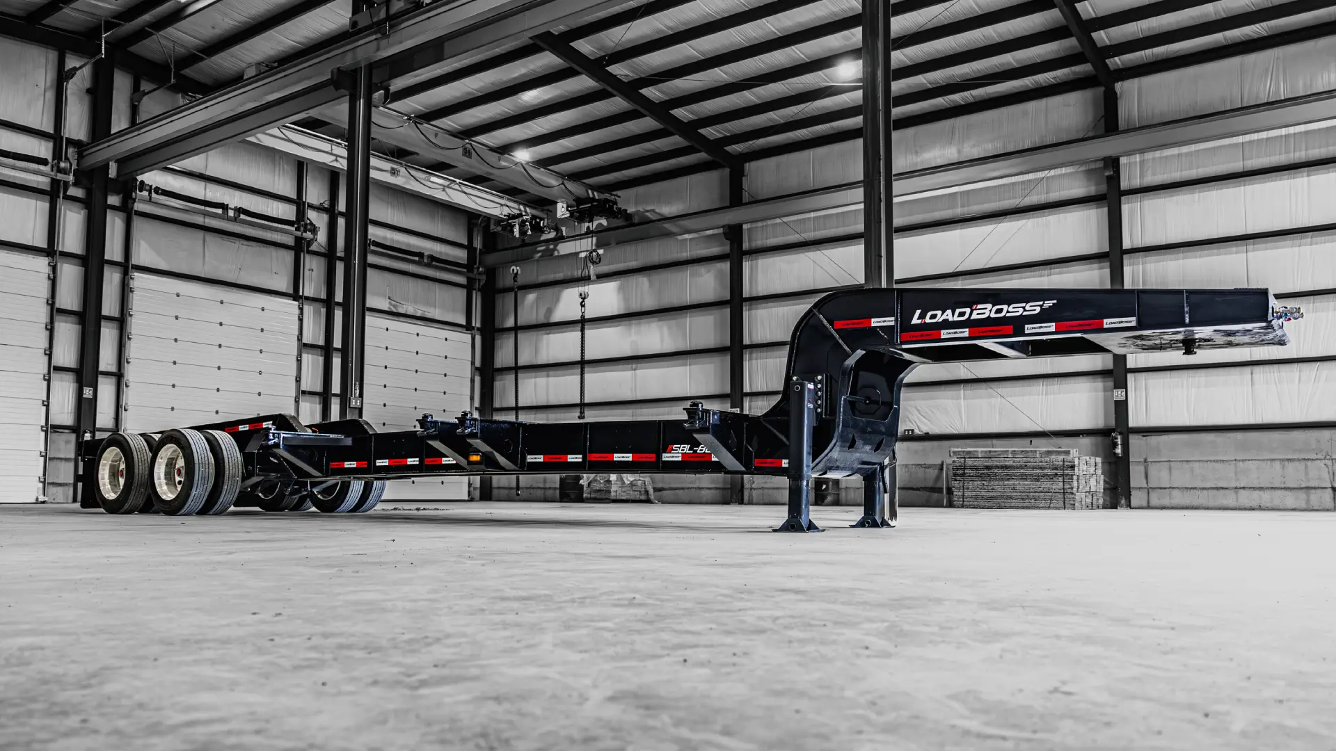 SBL-8810M 65K 102" STEEL SAND CHASSIS TRAILER
