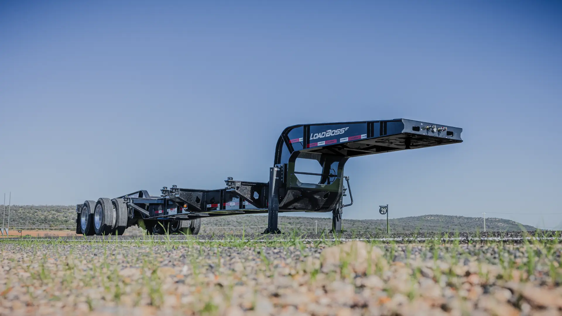 SBL-8810M 65K 102" STEEL SAND CHASSIS TRAILER